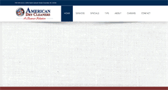 Desktop Screenshot of americandrycleaners.net